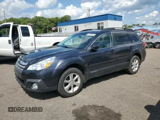 2013 Subaru Outback Limited with VIN 4S4BRCKCXD3294420, listed as a Copart auction lot 62084535 with 158,444 mi miles and Salvage title. Bid and sale history available at DreamBid. Image 1.