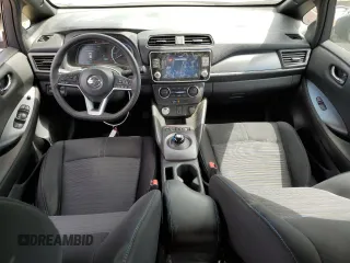2022 Nissan LEAF S with VIN 1N4AZ1BVXNC563805, listed as a Copart auction lot 53060015 with 25,040 mi miles and Salvage Title. Bid and sale history available at DreamBid. Image 8.