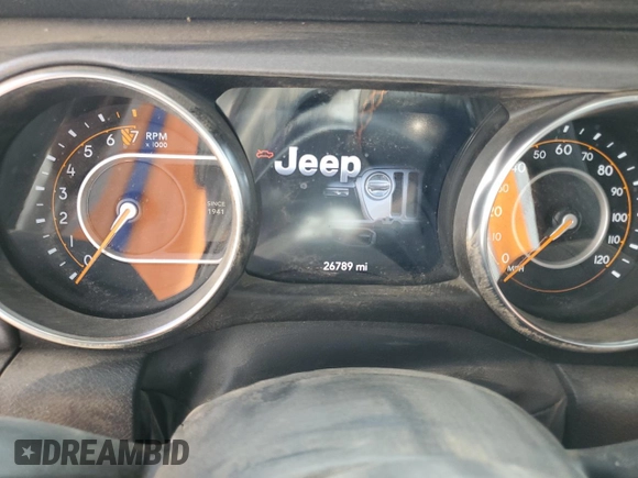 2023 Jeep Gladiator Mojave z VIN 1C6JJTEG7PL548084, wystawiony jako Copart lot #52827265 z przebiegiem 26 789 mil mil oraz Czysty tytuł • Clean title. Historia ofert i sprzedaży dostępna na DreamBid. Obrazek 9.