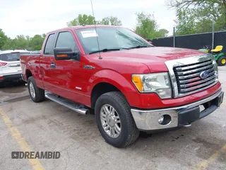 2011 Ford F-150 XL with VIN 1FTFX1ET5BFB10380, listed as a IAAI auction lot 42135853 with 184,791 mi miles. Bid and sale history available at carsss.com. Image 1.