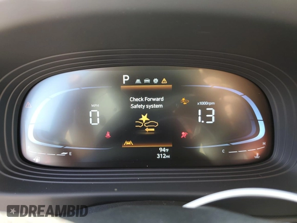 2024 Hyundai Venue SE with VIN KMHRB8A36RU324810, listed as a Copart auction lot 77792574 with 312 mi miles and Salvage Title. Bid and sale history available at DreamBid. Image 9.