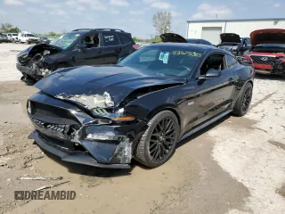 2018 Ford Mustang GT with VIN 1FA6P8CF4J5106417, listed as a Copart auction lot 53315025 with 61,852 mi miles and Salvage title. Bid and sale history available at DreamBid. Image 1.