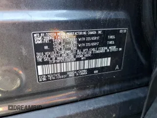 2020 Toyota RAV4 XLE z VIN 2T3P1RFV7LC097508, wystawiony jako Copart lot #56214145 z przebiegiem 90 074 mil mil oraz Szkoda całkowita • Salvage title. Historia ofert i sprzedaży dostępna na DreamBid. Obrazek 13.