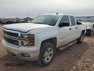 2014 Chevrolet Silverado 1500 LT with VIN 1GCVKRECXEZ263896, listed as a Copart auction lot 45669565 with 104,298 mi miles and Salvage Title. Bid and sale history available at carsss.com. Image 1.
