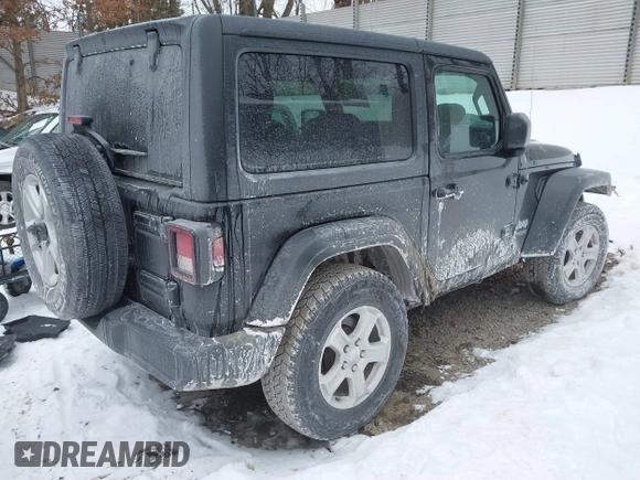 2020 Jeep Wrangler Willys z VIN 1C4GJXAG1LW118348, wystawiony jako IAAI lot #41404125 z przebiegiem 35 325 mil mil oraz . Historia ofert i sprzedaży dostępna na DreamBid. Obrazek 4.
