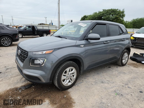 2022 Hyundai Venue SE with VIN KMHRB8A30NU141607, listed as a Copart auction lot 63023035 with 59,676 mi miles and Salvage title. Bid and sale history available at DreamBid. Image 1.