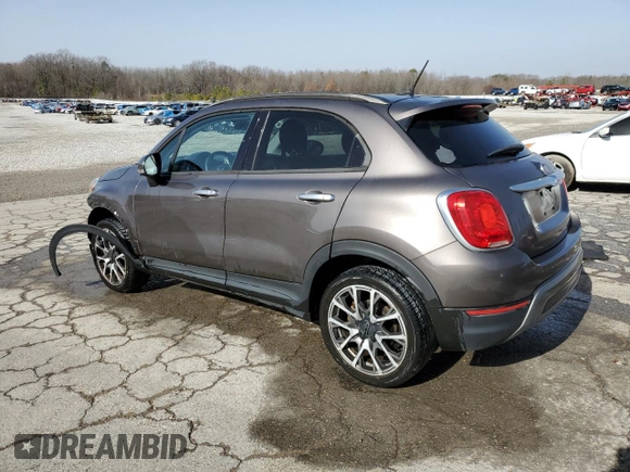 2017 FIAT 500X Urbana Edition with VIN ZFBCFXCB6HP590244, listed as a Copart auction lot 42720365 with 107,748 mi miles and Salvage title. Bid and sale history available at DreamBid. Image 2.