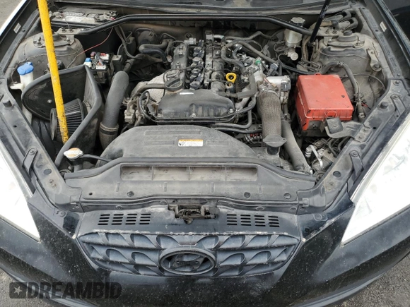 2011 Hyundai Genesis Coupe with VIN KMHHT6KDXBU056581, listed as a Copart auction lot 63156165 with 149,213 mi miles and Clean title. Bid and sale history available at DreamBid. Image 11.