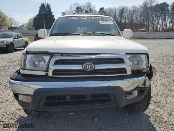 2000 Toyota 4Runner SR5 with VIN JT3HN86R5Y0286565, listed as a Copart auction lot 49271215 with 230,509 mi miles and Salvage Title. Bid and sale history available at carsss.com. Image 5.