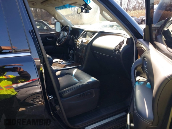 2017 Infiniti QX80 with VIN JN8AZ2NEXH9153684, listed as a IAAI auction lot 41737303 with 87,515 mi miles and . Bid and sale history available at DreamBid. Image 5.
