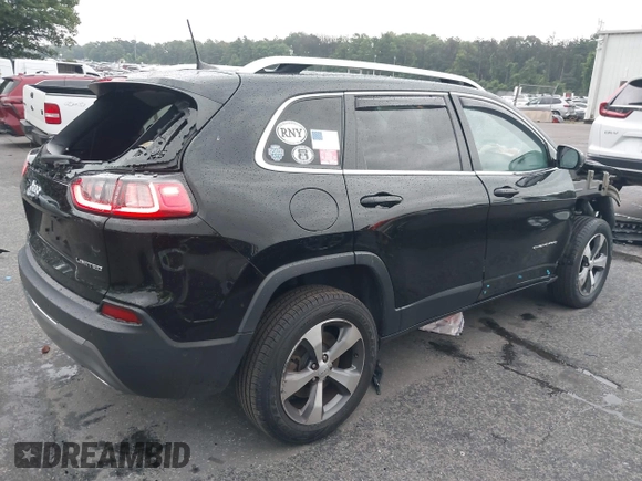 2021 Jeep Cherokee Limited z VIN 1C4PJMDX8MD121545, wystawiony jako IAAI lot #42706490 z przebiegiem 154 382 mil mil oraz . Historia ofert i sprzedaży dostępna na DreamBid. Obrazek 4.