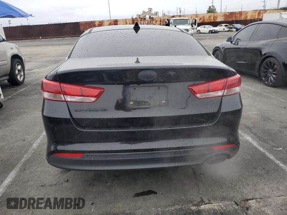 2016 Kia Optima LX with VIN 5XXGT4L36GG110448, listed as a Copart auction lot 48048215 with 145,319 mi miles and Salvage Title. Bid and sale history available at carsss.com. Image 6.