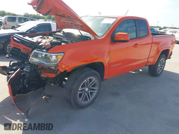 2021 Chevrolet Colorado 2WD Work Truck z VIN 1GCHSBEA9M1154037, wystawiony jako IAAI lot #42084993 z przebiegiem 41 710 mil mil oraz . Historia ofert i sprzedaży dostępna na DreamBid. Obrazek 18.