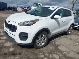 2017 Kia Sportage LX with VIN KNDPM3AC9H7162970, listed as a IAAI auction lot 41733318 with 141,095 mi miles and . Bid and sale history available at DreamBid. Image 2.