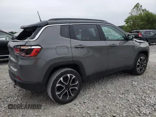 2023 Jeep Compass Limited с VIN 3C4NJDCN5PT523870, выставлен на аукционе Copart как лот 58393075 с пробегом 41 350 миль миль и Списание • Salvage title. История ставок и продаж доступна на DreamBid. Изображение 3.