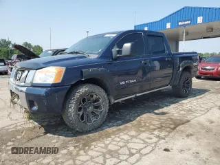 2011 Nissan Titan Pro-4X with VIN 1N6AA0EC9BN324099, listed as a Copart auction lot 60199555 with 202,266 mi miles and Clean title. Bid and sale history available at DreamBid. Image 1.