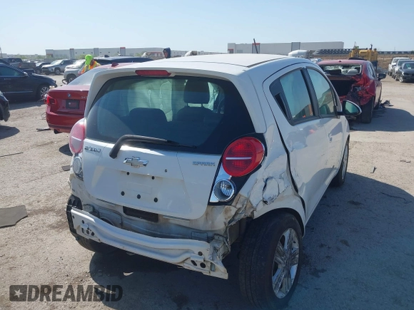 2015 Chevrolet Spark LS with VIN KL8CB6S98FC750624, listed as a IAAI auction lot 41989313 with 105,985 mi miles and . Bid and sale history available at DreamBid. Image 4.