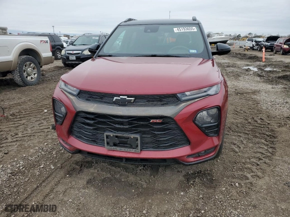 2021 Chevrolet TrailBlazer RS with VIN KL79MTSL0MB146636, listed as a Copart auction lot 45193655 with 67,219 mi miles and Salvage Title. Bid and sale history available at carsss.com. Image 5.