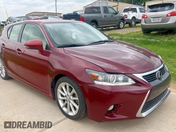 2013 Lexus CT 200h z VIN JTHKD5BH3D2165045, wystawiony jako Copart lot #59756555 z przebiegiem 106 547 mil mil oraz Czysty tytuł • Clean title. Historia ofert i sprzedaży dostępna na DreamBid. Obrazek 1.