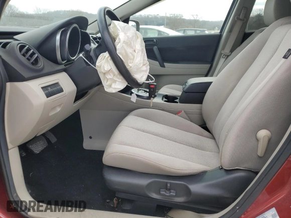 2008 Mazda CX-7 Sport with VIN JM3ER293380207490, listed as a Copart auction lot 51860815 with 95,326 mi miles and Salvage Title. Bid and sale history available at carsss.com. Image 7.