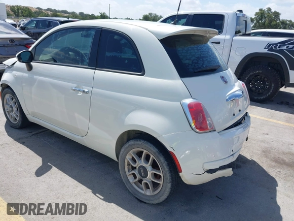 2013 FIAT 500 Pop with VIN 3C3CFFAR6DT752830, listed as a IAAI auction lot 42620703 with 89,150 mi miles and . Bid and sale history available at DreamBid. Image 3.