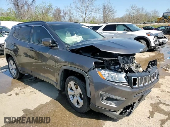2018 Jeep Compass Latitude z VIN 3C4NJCBB4JT181594, wystawiony jako Copart lot #51822125 z przebiegiem 90 557 mil mil oraz Szkoda całkowita • Salvage title. Historia ofert i sprzedaży dostępna na DreamBid. Obrazek 12.