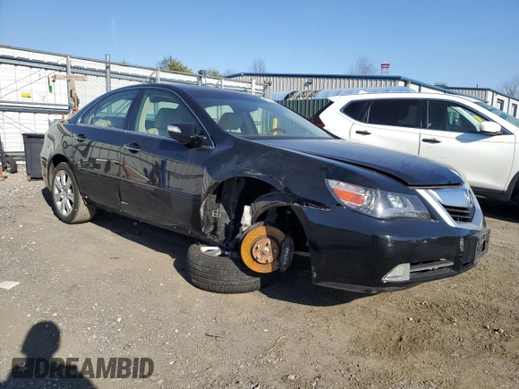 2009 Acura RL Tech Pkg with VIN JH4KB26609C002321, listed as a Copart auction lot 48279945 with 180,995 mi miles and Salvage Title. Bid and sale history available at carsss.com. Image 4.