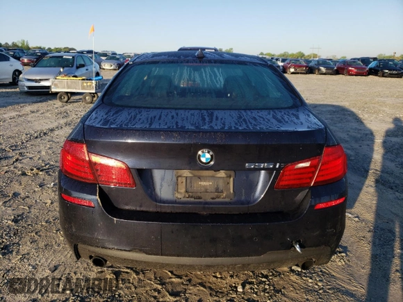2014 BMW 5 Series 535i with VIN WBA5B1C5XED476895, listed as a Copart auction lot 52881755 with 258,946 mi miles and Salvage Title. Bid and sale history available at carsss.com. Image 6.