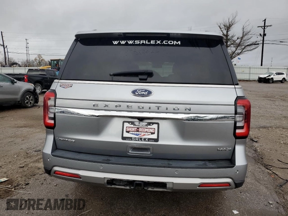 2022 Ford Expedition Max Limited z VIN 1FMJK2AT8NEA30114, wystawiony jako Copart lot #80862594 z przebiegiem 53 114 mil mil oraz Szkoda całkowita • Salvage title. Historia ofert i sprzedaży dostępna na DreamBid. Obrazek 6.