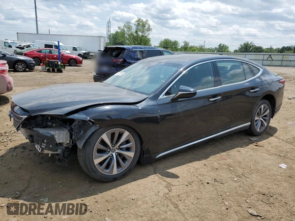 2019 Lexus LS 500 with VIN JTHC51FF2K5006080, listed as a Copart auction lot 59752395 with 21,085 mi miles and Clean title. Bid and sale history available at DreamBid. Image 1.