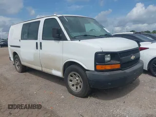 2014 Chevrolet Express Cargo with VIN 1GCSGAFXXE1155008, listed as a IAAI auction lot 42549088 with 265,201 mi miles and . Bid and sale history available at DreamBid. Image 1.