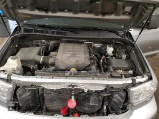 2011 Toyota Sequoia SR5 with VIN 5TDBY5G16BS048406, listed as a Copart auction lot 46434295 with 136,739 mi miles and Salvage Title. Bid and sale history available at carsss.com. Image 12.