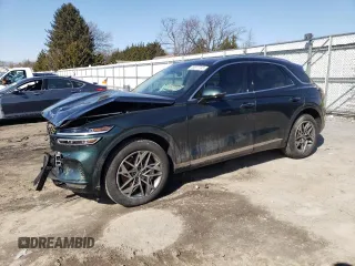 2023 Genesis GV70 2.5T with VIN KMUMADTB9PU081213, listed as a Copart auction lot 45577745 with 39,915 mi miles and Salvage Title. Bid and sale history available at carsss.com. Image 1.