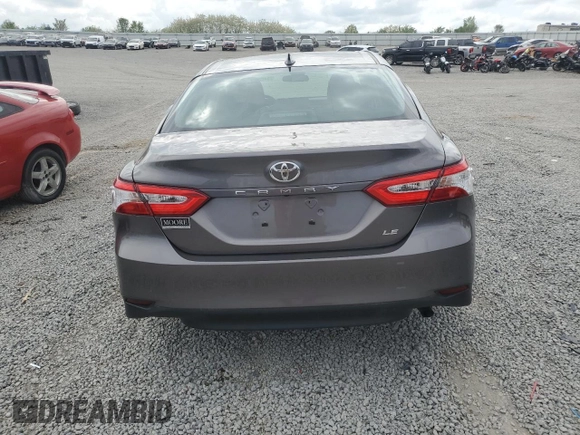 2020 Toyota Camry LE with VIN 4T1C11AKXLU990227, listed as a Copart auction lot 54659915 with 44,435 mi miles and Salvage Title. Bid and sale history available at DreamBid. Image 6.