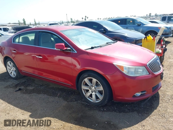 2013 Buick LaCrosse Leather с VIN 1G4GC5E31DF121074, выставлен на аукционе IAAI как лот 42585795 с пробегом 132 045 миль миль и . История ставок и продаж доступна на DreamBid. Изображение 1.
