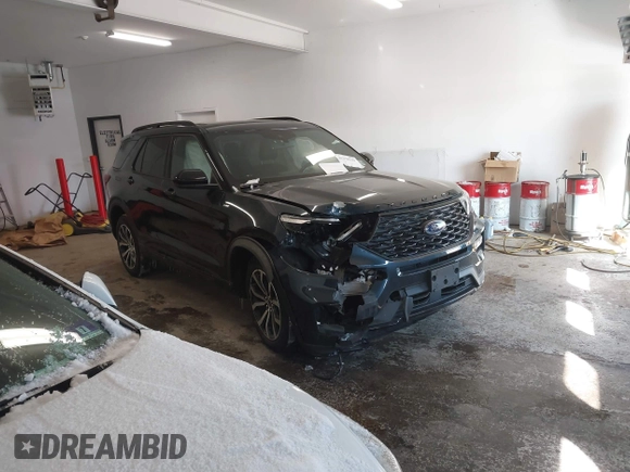 2023 Ford Explorer ST-Line с VIN 1FMSK8KH1PGA09243, выставлен на аукционе IAAI как лот 41378149 с пробегом 26 963 миль миль и . История ставок и продаж доступна на DreamBid. Изображение 1.