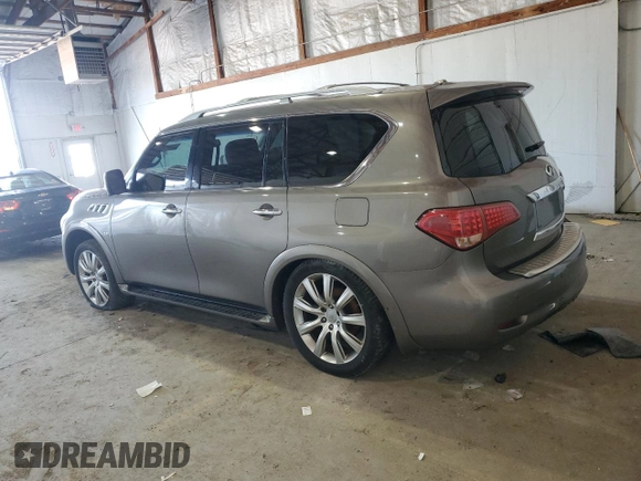 2014 Infiniti QX80 with VIN JN8AZ2NE0E9061737, listed as a Copart auction lot 61926565 with Not provided miles and Clean title. Bid and sale history available at DreamBid. Image 2.