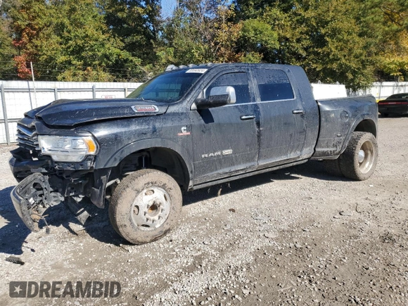 2019 Ram 3500 Longhorn with VIN 3C63RRNL7KG536797, listed as a Copart auction lot 83592624 with 0 mi miles and Non Repairable. Bid and sale history available at carsss.com. Image 1.