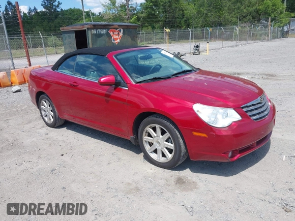 2008 Chrysler Sebring Touring with VIN 1C3LC55R08N129058, listed as a IAAI auction lot 42172905 with 51,964 mi miles and . Bid and sale history available at DreamBid. Image 1.