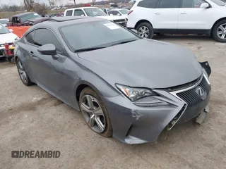 2016 Lexus RC 200t F Sport with VIN JTHHA5BC8G5000263, listed as a IAAI auction lot 41709340 with 85,310 mi miles and . Bid and sale history available at DreamBid. Image 1.