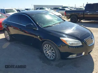 2011 Buick Regal CXL RL1 with VIN 2G4GN5ECXB9182181, listed as a IAAI auction lot 42048176 with 140,852 mi miles. Bid and sale history available at carsss.com. Image 1.