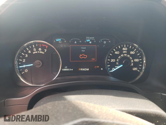 2019 Ford F-150 XL with VIN 1FTEW1E50KKC91640, listed as a Copart auction lot 54020375 with 139,655 mi miles and Clean Title. Bid and sale history available at DreamBid. Image 9.