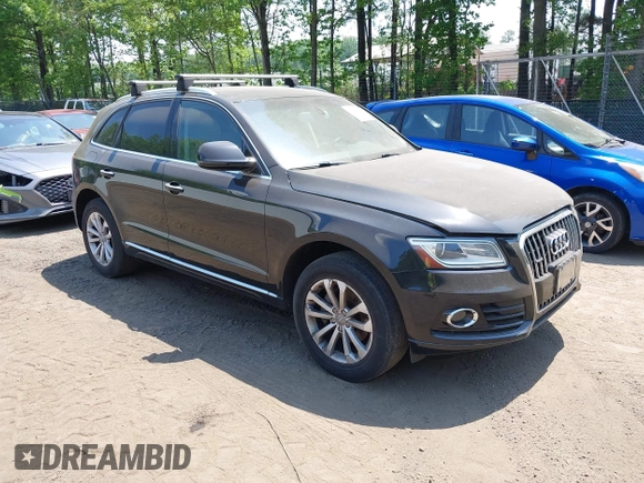 2015 Audi Q5 Premium Plus with VIN WA1LFAFP1FA130274, listed as a IAAI auction lot 42180225 with 101,758 mi miles and . Bid and sale history available at DreamBid. Image 1.