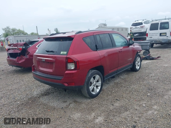 2017 Jeep Compass Sport SE с VIN 1C4NJCBA9HD148078, выставлен на аукционе IAAI как лот 42233187 с пробегом 115 953 миль миль и . История ставок и продаж доступна на DreamBid. Изображение 4.