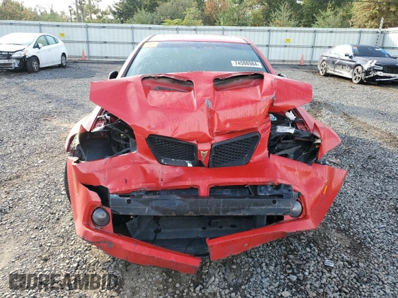2009 Pontiac G8 GT with VIN 6G2EC57Y19L192909, listed as a Copart auction lot 74598984 with 137,799 mi miles and Salvage Title. Bid and sale history available at carsss.com. Image 5.
