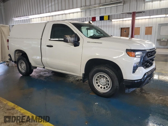 2023 Chevrolet Silverado 1500 Work Truck with VIN 3GCNAAEK7PG361086, listed as a Copart auction lot 54328675 with 108,020 mi miles and Clean Title. Bid and sale history available at carsss.com. Image 4.