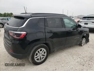 2021 Jeep Compass Sport with VIN 3C4NJCAB9MT510988, listed as a Copart auction lot 51683555 with 48,953 mi miles and Salvage title. Bid and sale history available at DreamBid. Image 3.