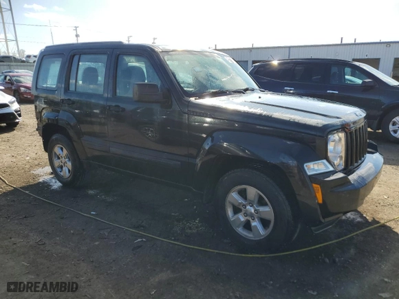 2012 Jeep Liberty Sport with VIN 1C4PJLAKXCW126722, listed as a Copart auction lot 49851825 with 100,419 mi miles and Salvage Title. Bid and sale history available at carsss.com. Image 4.