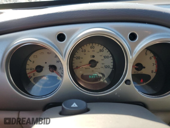 2003 Chrysler PT Cruiser Limited with VIN 3C8FY68B43T598594, listed as a Copart auction lot 47581365 with 93,971 mi miles and Clean Title. Bid and sale history available at carsss.com. Image 9.
