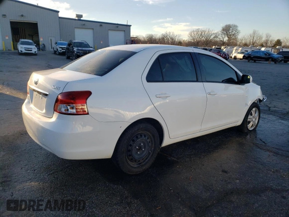 2012 Toyota Yaris with VIN JTDBT4K32CL018436, listed as a Copart auction lot 83844944 with 142,288 mi miles and Salvage Title. Bid and sale history available at carsss.com. Image 3.